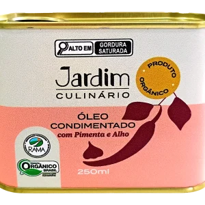 Óleo Condimentado com pimenta e alho